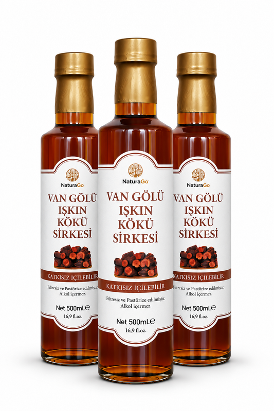 Van Gölü Işkın Kökü Sirkesi - 3 Adet